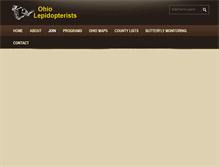 Tablet Screenshot of ohiolepidopterists.org